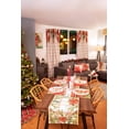 thumbnail image 3 of Set De 2 Cortinas Béla Navideñas Estampadas 2.30alto X 2.70m Nochebuenas Béla Home Navideño, 3 of 3
