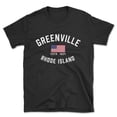 thumbnail image 1 of Greenville Rhode Island Patriot Men's Cotton T-Shirt, 1 of 1