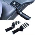 thumbnail image 3 of Foldable Iron Motorcycle Foot Pegs, Heavy Duty Step Plate, Fit for Bikes, 2pcs, 3 of 11