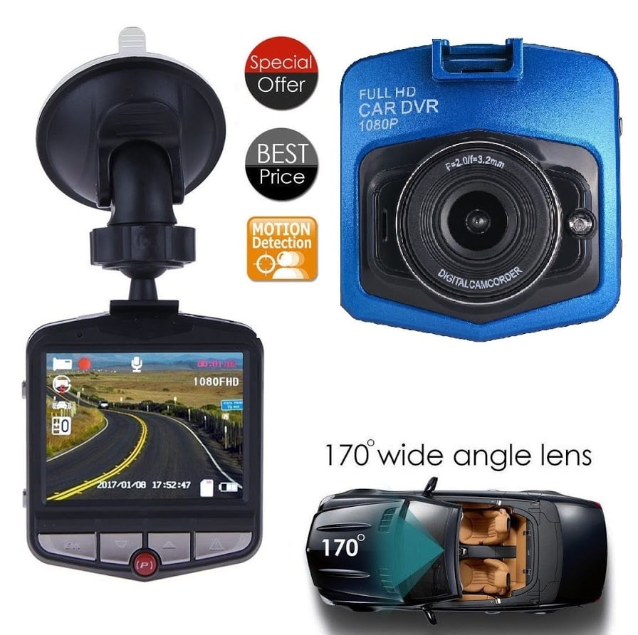2.4/" Full HD 1080P Car DVR Vehicle Camera Video Recorder Dash Camera H2