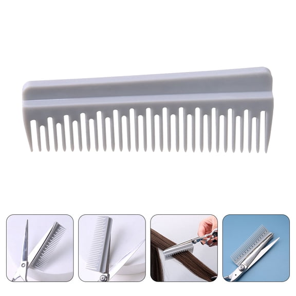 OFFIGAM Plastic Hair Cutting Comb Set, Grey, Hair Styling and Grooming Tool for Men and Women