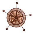 thumbnail image 5 of Meyda Tiffany 50040 Elk On The Loose 8 Light 35" Wide Taper Candle Style Chandelier - Rust, 5 of 7