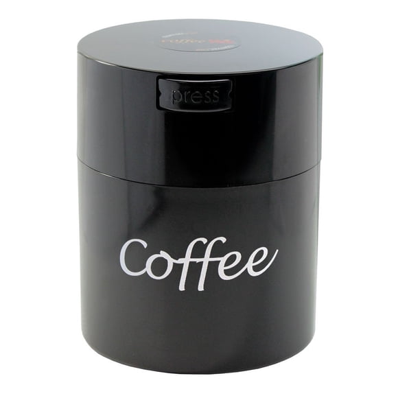 Coffeevac - Recipiente de sellado al vacío para café, 226 g, Negro, 1, 1