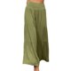thumbnail image 1 of Sunloudy Pantalones de pierna ancha para mujer, pantalones plisados sueltos casuales de color sólido de cintura alta, caqui/negro/verde claro/blanco/verde/rojo vino Sunloudy  moda, 1 of 8