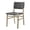 Black, variant on NPD Furniture Marco Faux Leather Dining Side Chair Drift Wood Frame Set of2