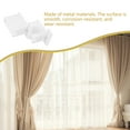 thumbnail image 4 of Miangastore 2Pcs Wire Shelving Support Bracket White ABS Multifunctional Design For Shelves, 4 of 8