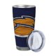 thumbnail image 2 of Taza térmica duradera de acero inoxidable 304 con tapa y pajita con temática del equipo de fútbol de los Chargers Taza térmica de acero inoxidable de 20 oz Taza para automóvil Adecuada para bebidas, 2 of 8
