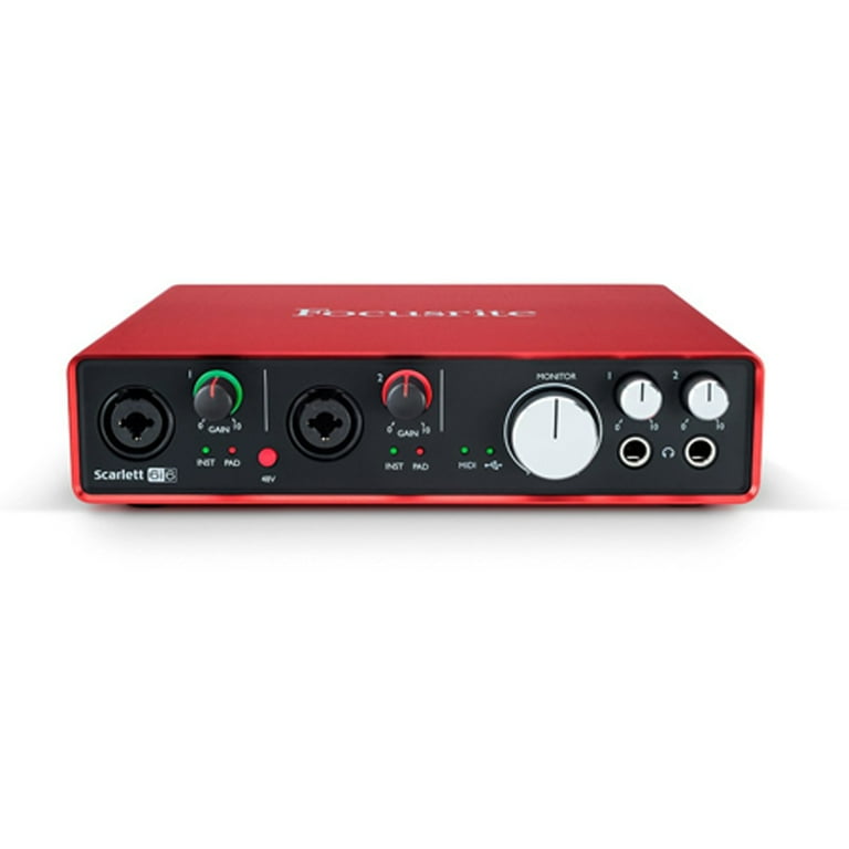 Focusrite Scarlett 6i6 USB Audio Interface (2nd Gen) +