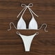 thumbnail image 4 of WILLBEST Traje de Baño Dos Piezas Mujer Traje de Baño para Mujer Bikinis Traje de Baño Sólido Pantalones Cortos para Mujer Trajes de Baño de Dos Piezas conjunto de Tankinis, 4 of 4