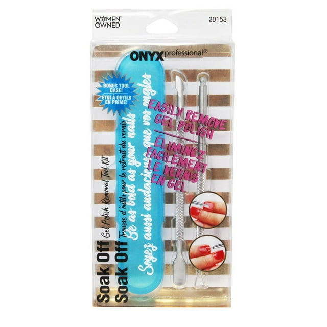 Onyx Professional Soak Off Gel Polish Removal Tool Kit with Storage Case