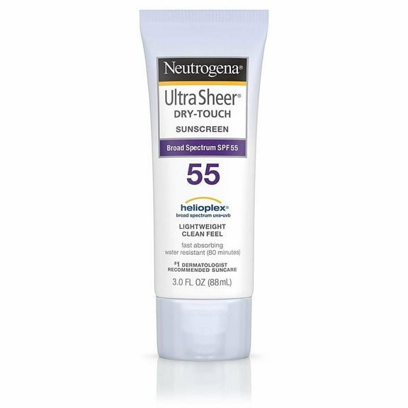 Neutrogena Ultra Sheer Dry-Touch Broad Spectrum SPF 55 Sunscreen, 3oz
