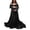 Black, variant on RTKFRFLM Maternity Photography Gown Mercerized Cotton V-Neck Long Tail Pregnancy Dress Blue L