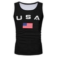 thumbnail image 4 of mgoYE 250 Shirt 4th of July Shirts USA Muscle Sleeveless Shirt Patriotic Tank Tops Shirts for Man(Black,M), 4 of 4