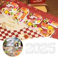 thumbnail image 2 of New Years Eve Party Supplies 2025 2025 Number Charcuterie Board Box 10" Sevring Paper Tray For Decorations Food Fruit Container, 2 of 9
