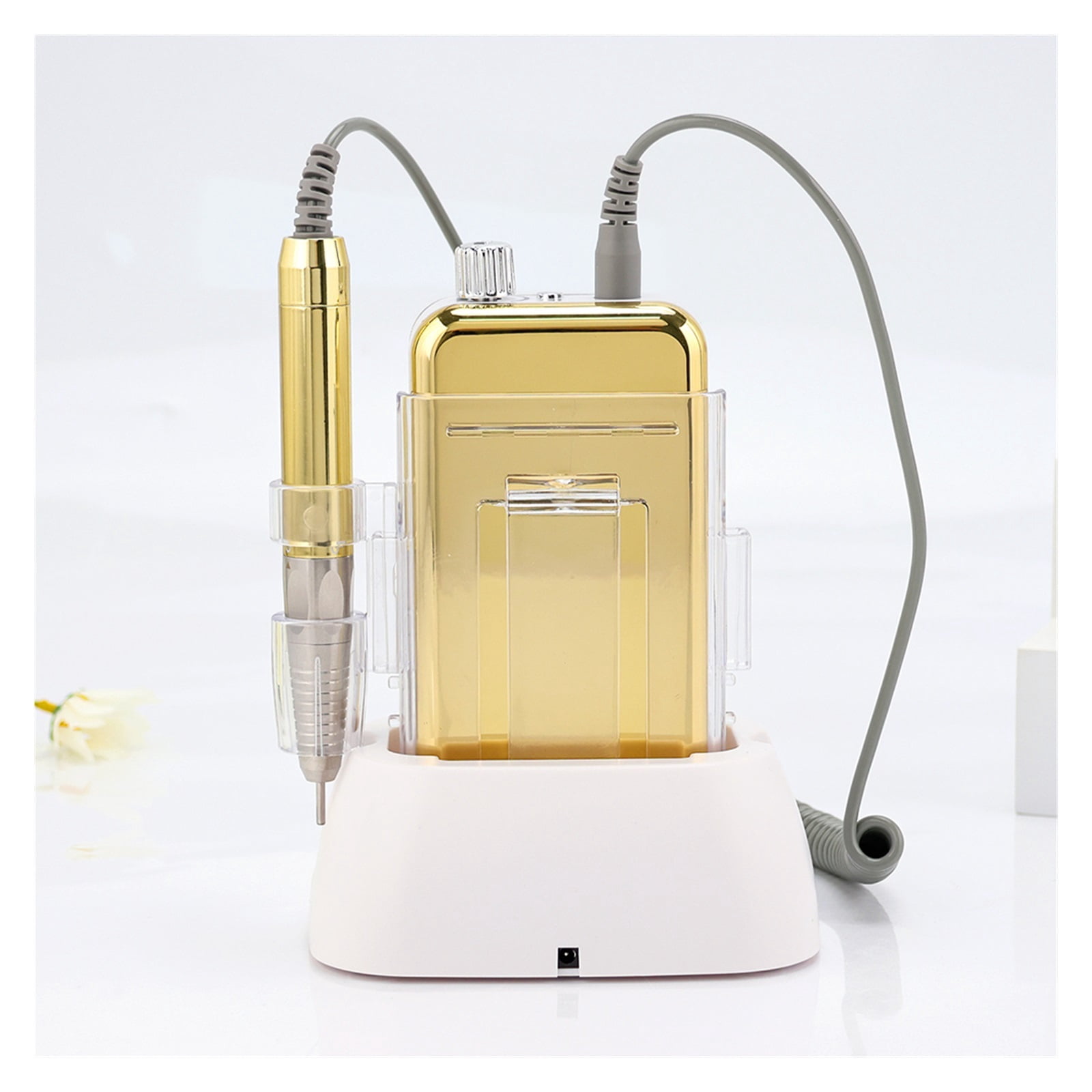 Brushless Handpiece 35000RPM Portable Desktop Cordless Electric Nail Drill Polisher Manicure, Rechargeable Electric Nail Drill Machine For Home And Salon ,Lightweight and Portable