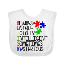 Inktastic Autism Awareness Acronym Boys or Girls Baby Bib
