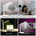 thumbnail image 2 of Wewdigi LED Desk Lamp with Adjustable Brightness Level for Eye Protection, Touch Controls, USB Charging, White, 2 of 6