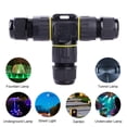 thumbnail image 4 of Amdohai IP68 Waterproof Junction Box T-shape Two Outlets Outdoor Electrical Cable Connector External Cord Boxes 4-pin for φ9-12mm Cable, 4 of 8