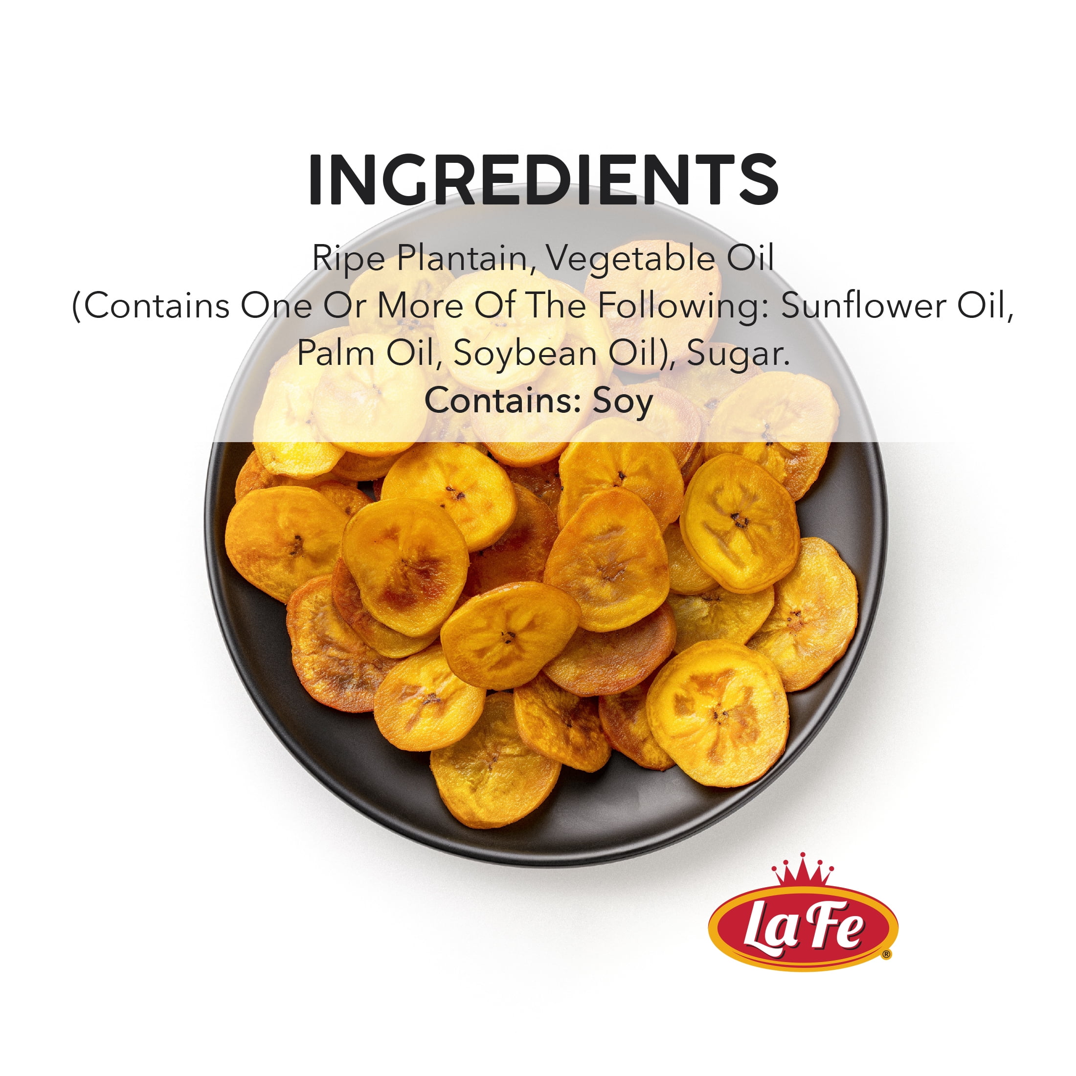 La Fe Chips Plantain Chips, 24 pack, 3 oz Bag
