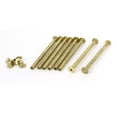 thumbnail image 1 of Unique Bargains Brass Plated 5x70mm Binding Chicago Screw Post 8pcs for Leather Scrapbook, 1 of 3