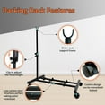 thumbnail image 3 of stusgo Vertical Bike Stand Movable with Casters, Freestanding Indoor Bike Storage Rack Upright Bicycle Floor Stand Indoor Bike Holder with Adjustable Height for Garage & Apartment, 3 of 11