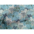 thumbnail image 5 of oneOone Cotton Poplin Light Blue Fabric Abstract Line Drawing Floral Sewing Material Print Fabric By The Yard 42 Inch Wide, 5 of 5