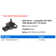 thumbnail image 2 of MAP Sensor - Compatible with 2004 - 2008 Mazda RX-8 1.3L Rotary 2005 2006 2007, 2 of 2