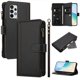 thumbnail image 1 of Premium Leather Zipper Pocket Wallet Case for Samsung Galaxy A52 4G/5G with 9 Card Slots and Removable Wristlet, 1 of 5