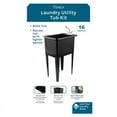 thumbnail image 2 of Tehila 040 US8001BLKCP Freestanding Laundry Tub, Plastic, 2 of 2