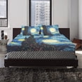thumbnail image 2 of FMSHPON 3 Piece Bedding Set The starry night Twin Size Duvet Cover with 2 Pillowcase for Home Bedding Room Decoration, 2 of 5