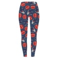 thumbnail image 5 of Cutuoiiu Comfy Yoga Pants for Women Football Season Graphic Long Workout Leggings Gifts, 5 of 5