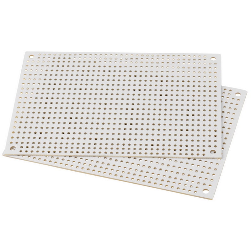 Black Perforated Large Hole Crossover Board Pair 5/" x 7/"
