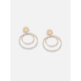 thumbnail image 4 of Boucles d'Oreilles DROP DESIGNER Plaqué Or pour Femme, 4 of 5