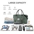 thumbnail image 3 of Womens travel bags, weekender carry on for women, sports Gym Bag, workout duffel bag, overnight shoulder Bag fit 15.6 inch Laptop (Large, Olive Green), 3 of 4