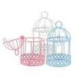 thumbnail image 3 of KAKOWELY 3PCS Exquisite Mini Storage Adornment Mini Bird Cage Desktop Storage Decoration,3.46"X2.17"X2.17", 3 of 4