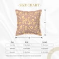 thumbnail image 4 of Bingfone Decorative Pillow Covers 16"x16" Cute Bee Couch Pillow Cases Modern Farmhouse Covers for Couch Sofa Bed, 4 of 9