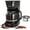 Black 12 cups, variant on Mixpresso 12 Cup Coffee Pot, Auto-Off & Reusable Filter, Large Drip Coffee Maker 12 Cup Borosilicate Glass Carafe, Anti-Drip Coffee Machine Water Level Window, Black Electric Coffee Maker