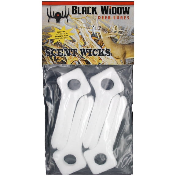 Black Widow Deer Lures A0250 Widow Maker Scent Wicks 4pk.