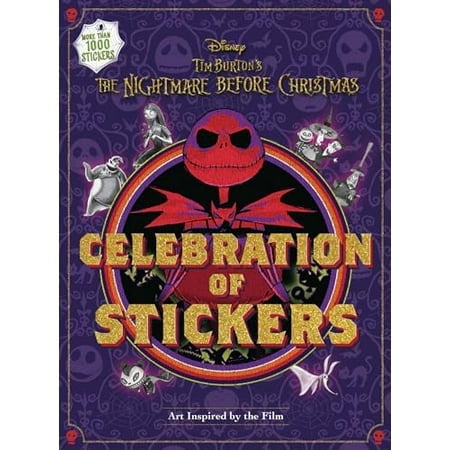 Disney Tim Burton's The Nightmare Before Christmas Celebration of Stickers (Collectible Art Stickers)