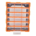 thumbnail image 2 of Storage Box, 18 Drawers Multifunctional Wall Mount Removable Divider Drawer Type Parts Box  for Shop, 2 of 7