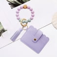 thumbnail image 4 of Cartera de moda Sunnimix Llavero Soporte borla lavanda, 4 of 6