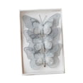 thumbnail image 1 of Adornos navideños con forma de mariposa para colgar en el dormitorio o la sala de estar. Gris 3 piezas, 1 of 8