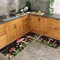 thumbnail image 6 of Farmhouse Mushroom Kitchen Rugs Set of 2 Non Slip Mushroom Kitchen Mats Farmhouse Home Decor Low-Profile Washable Floor Mat 17x47 Inch and 17x29 Inch, 6 of 6