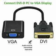 DVI-D to VGA Adapter, ZMART DVI-D 24+1 to VGA Male to Female Adapter