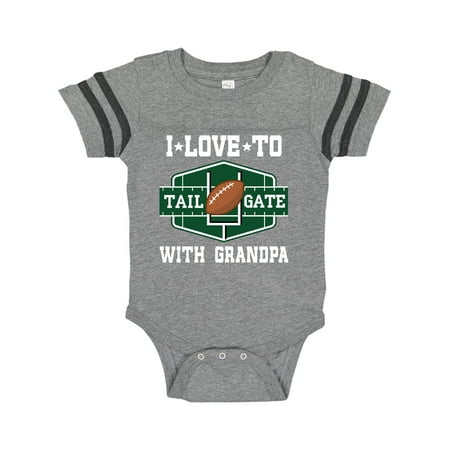 

Inktastic Football Tailgating with Grandpa Gift Baby Boy or Baby Girl Bodysuit
