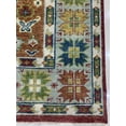 thumbnail image 4 of EORC Red / LT.Gray Hand Knotted Wool Traditional Serapi Rug, 10' x 14', 4 of 6