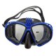 thumbnail image 2 of Gafas de natación Equipo de gafas de buceo ajustable (marco azul negro) Likrtyny Para Estrenar, 2 of 8