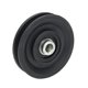thumbnail image 1 of Greeniant Polea de rodamiento de alta calidad, polea de rodamiento de nailon a prueba de desgaste de 90mm, Cable de rueda, pieza de equipo de Fitness Gimnasios en casa Greeniant OD007669-00, 1 of 1