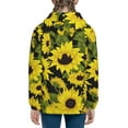 thumbnail image 6 of Kdxio Sunflowers In Vintage Pattern Kids Boys Girls Zip Up Hoodie 3D Printed Hooded Sweatshirt Hoody Coat with Pocket 7-12 Y-Small, 6 of 6