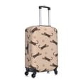 thumbnail image 3 of Daiia Leopard Print Luggage Cover, Thickened Washable Travel Luggage Covers, Elastic Unique Baggage Covers for 18-20 inch Luggage-X-Large, 3 of 9